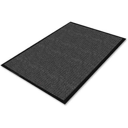 Genuine Joe Genuine Joe Indoor Mat, Vinyl Backing, 4ft x6ft , Charcoal GJO55461